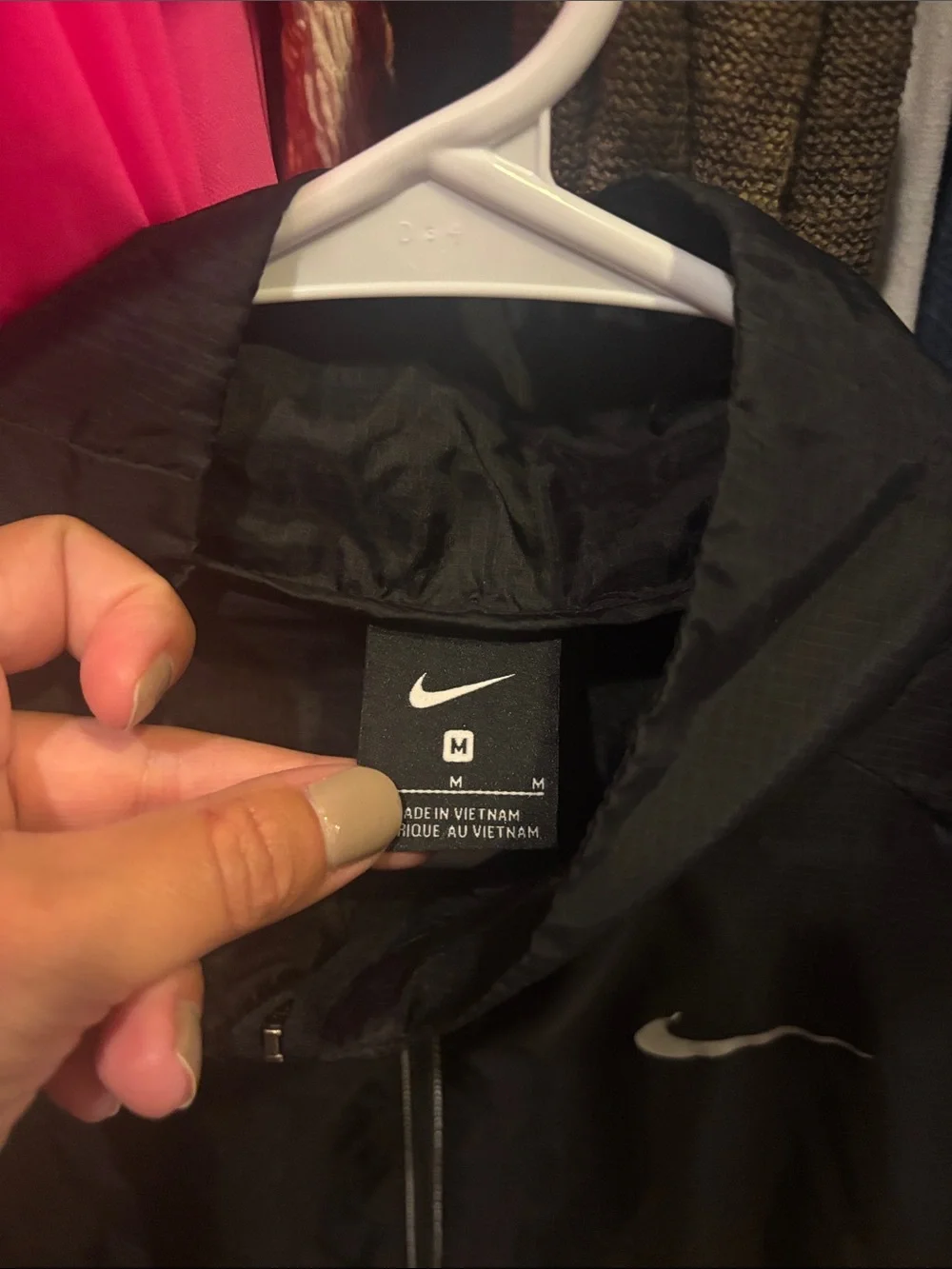 Nike Women's Black Lightweight Zip-Up Jacket